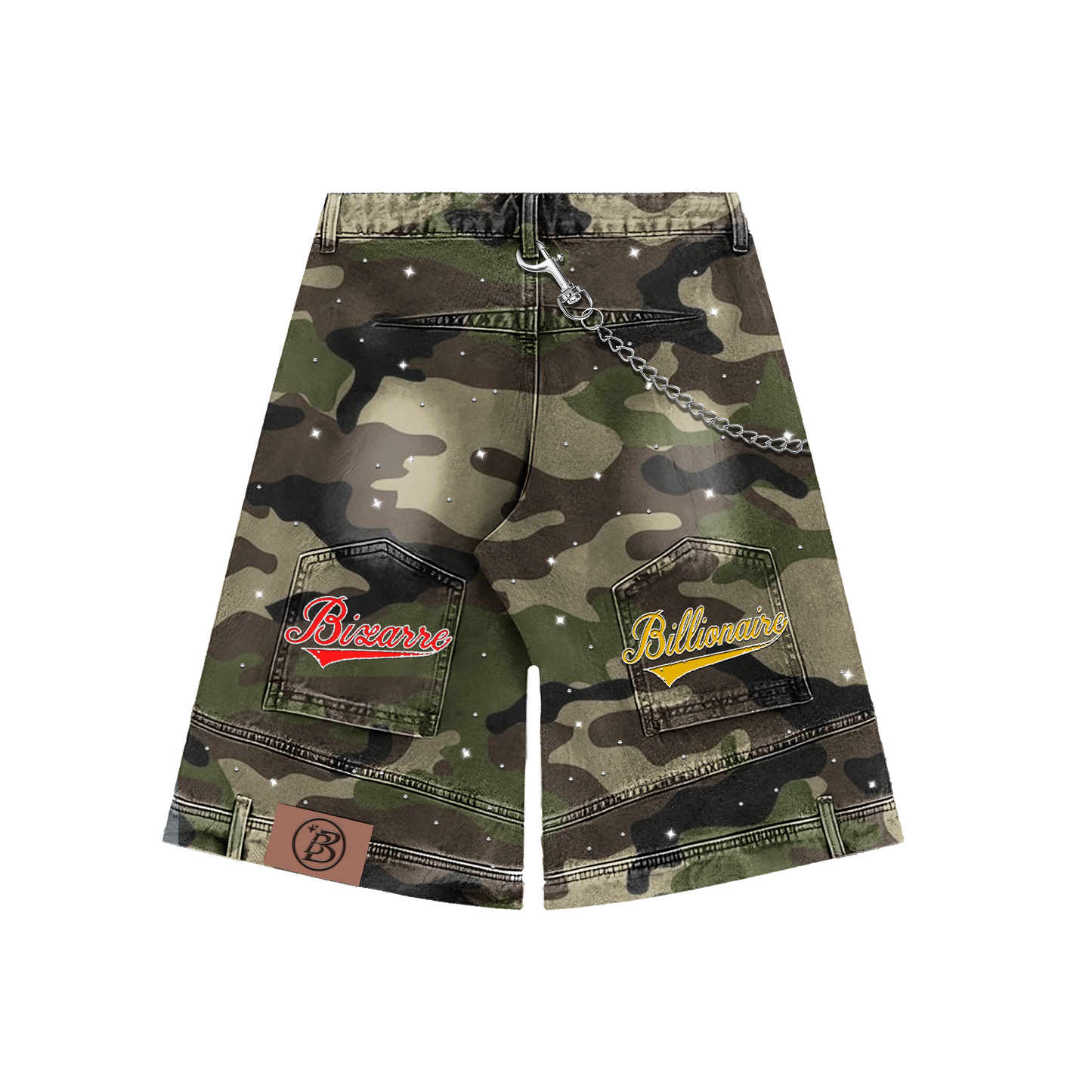 "Reversed" Camo Jorts