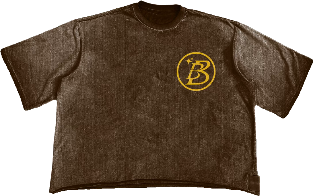 "BB Classic" T-shirt Brown/Yellow