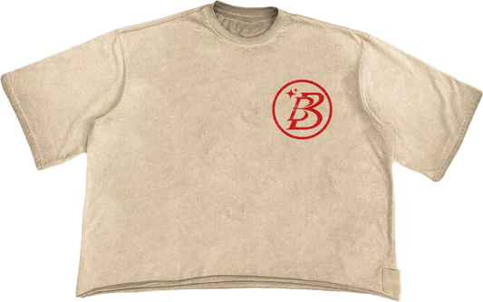 "BB Classic" T-shirt Beige/Red