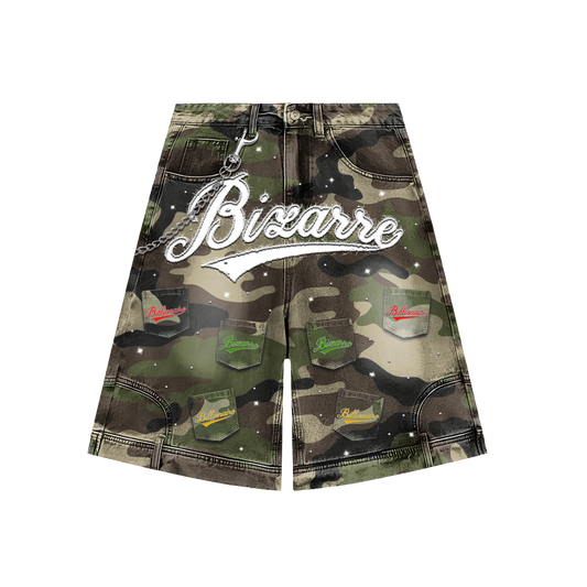 "Reversed" Camo Jorts